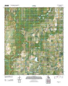 Duralde Louisiana Historical topographic map, 1:24000 scale, 7.5 X 7.5 Minute, Year 2012