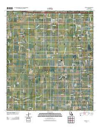 Duson Louisiana Historical topographic map, 1:24000 scale, 7.5 X 7.5 Minute, Year 2012