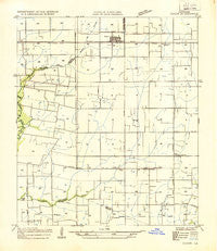 Duson Louisiana Historical topographic map, 1:31680 scale, 7.5 X 7.5 Minute, Year 1934