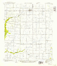 Duson Louisiana Historical topographic map, 1:31680 scale, 7.5 X 7.5 Minute, Year 1954