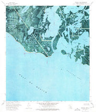 East Bay Junop Louisiana Historical topographic map, 1:24000 scale, 7.5 X 7.5 Minute, Year 1974