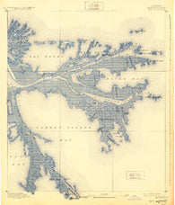 East Delta Louisiana Historical topographic map, 1:62500 scale, 15 X 15 Minute, Year 1893