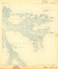 East Delta Louisiana Historical topographic map, 1:62500 scale, 15 X 15 Minute, Year 1893