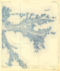 East Delta Louisiana Historical topographic map, 1:62500 scale, 15 X 15 Minute, Year 1893