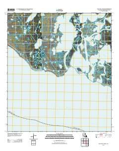 East Bay Junop Louisiana Historical topographic map, 1:24000 scale, 7.5 X 7.5 Minute, Year 2012