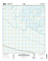 East Bay Junop Louisiana Current topographic map, 1:24000 scale, 7.5 X 7.5 Minute, Year 2015