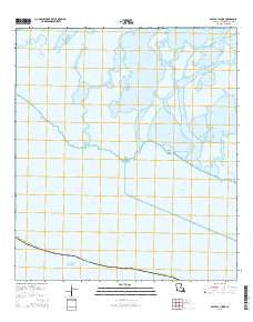 East Bay Junop Louisiana Current topographic map, 1:24000 scale, 7.5 X 7.5 Minute, Year 2015