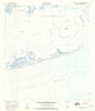Eastern Isles Dernieres Louisiana Historical topographic map, 1:24000 scale, 7.5 X 7.5 Minute, Year 1953