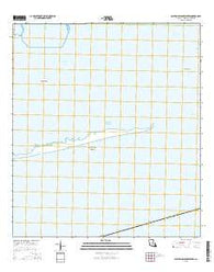 Eastern Isles Dernieres Louisiana Current topographic map, 1:24000 scale, 7.5 X 7.5 Minute, Year 2015