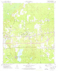 Eastwood Louisiana Historical topographic map, 1:24000 scale, 7.5 X 7.5 Minute, Year 1975