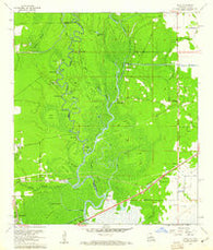 Echo Texas Historical topographic map, 1:24000 scale, 7.5 X 7.5 Minute, Year 1960