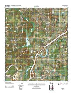 Effie Louisiana Historical topographic map, 1:24000 scale, 7.5 X 7.5 Minute, Year 2012