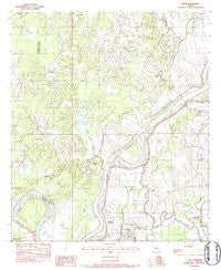 Effie Louisiana Historical topographic map, 1:24000 scale, 7.5 X 7.5 Minute, Year 1983
