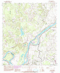 Effie Louisiana Historical topographic map, 1:24000 scale, 7.5 X 7.5 Minute, Year 1993