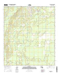 Elizabeth Louisiana Current topographic map, 1:24000 scale, 7.5 X 7.5 Minute, Year 2015