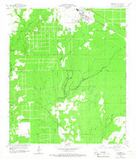 Elizabeth Louisiana Historical topographic map, 1:24000 scale, 7.5 X 7.5 Minute, Year 1959