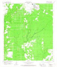 Elizabeth Louisiana Historical topographic map, 1:24000 scale, 7.5 X 7.5 Minute, Year 1959