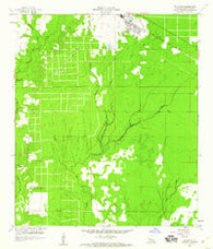 Elizabeth Louisiana Historical topographic map, 1:24000 scale, 7.5 X 7.5 Minute, Year 1959
