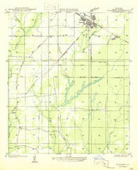 Elizabeth Louisiana Historical topographic map, 1:31680 scale, 7.5 X 7.5 Minute, Year 1947