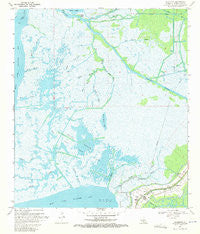 Ellerslie Louisiana Historical topographic map, 1:24000 scale, 7.5 X 7.5 Minute, Year 1970