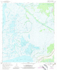 Ellerslie Louisiana Historical topographic map, 1:24000 scale, 7.5 X 7.5 Minute, Year 1970