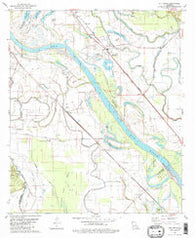 Elm Grove Louisiana Historical topographic map, 1:24000 scale, 7.5 X 7.5 Minute, Year 1980