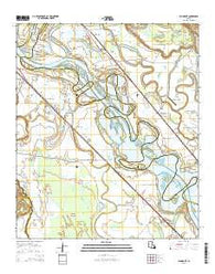 Elm Grove Louisiana Current topographic map, 1:24000 scale, 7.5 X 7.5 Minute, Year 2015