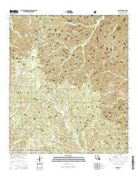 Elmer Louisiana Current topographic map, 1:24000 scale, 7.5 X 7.5 Minute, Year 2015