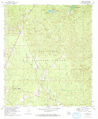 Elmer Louisiana Historical topographic map, 1:24000 scale, 7.5 X 7.5 Minute, Year 1971