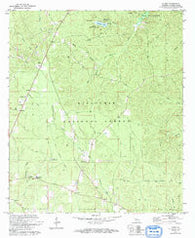 Elmer Louisiana Historical topographic map, 1:24000 scale, 7.5 X 7.5 Minute, Year 1971