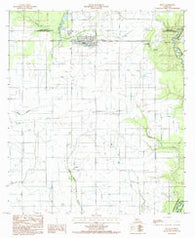 Elton Louisiana Historical topographic map, 1:24000 scale, 7.5 X 7.5 Minute, Year 1985