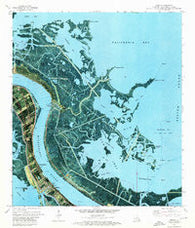 Empire Louisiana Historical topographic map, 1:24000 scale, 7.5 X 7.5 Minute, Year 1973