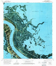 Empire Louisiana Historical topographic map, 1:24000 scale, 7.5 X 7.5 Minute, Year 1973