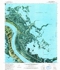 Empire Louisiana Historical topographic map, 1:24000 scale, 7.5 X 7.5 Minute, Year 1973
