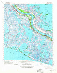 Empire Louisiana Historical topographic map, 1:62500 scale, 15 X 15 Minute, Year 1960