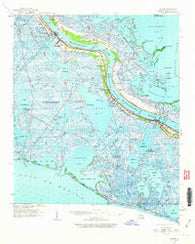 Empire Louisiana Historical topographic map, 1:62500 scale, 15 X 15 Minute, Year 1960