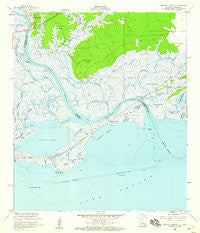 English Lookout Louisiana Historical topographic map, 1:24000 scale, 7.5 X 7.5 Minute, Year 1956
