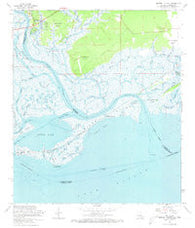 English Lookout Louisiana Historical topographic map, 1:24000 scale, 7.5 X 7.5 Minute, Year 1968
