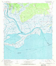 English Lookout Louisiana Historical topographic map, 1:24000 scale, 7.5 X 7.5 Minute, Year 1968