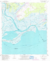 English Lookout Louisiana Historical topographic map, 1:24000 scale, 7.5 X 7.5 Minute, Year 1968
