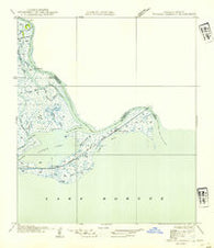 English Lookout Louisiana Historical topographic map, 1:31680 scale, 7.5 X 7.5 Minute, Year 1954