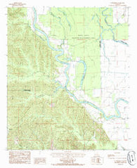 Enterprise Louisiana Historical topographic map, 1:24000 scale, 7.5 X 7.5 Minute, Year 1984