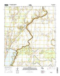 Epps Louisiana Current topographic map, 1:24000 scale, 7.5 X 7.5 Minute, Year 2015
