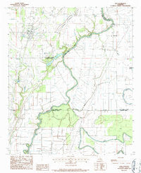 Epps Louisiana Historical topographic map, 1:24000 scale, 7.5 X 7.5 Minute, Year 1986