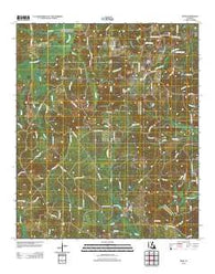 Eros Louisiana Historical topographic map, 1:24000 scale, 7.5 X 7.5 Minute, Year 2012