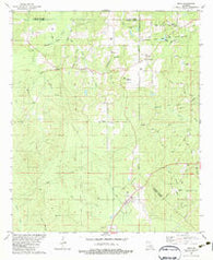 Eros Louisiana Historical topographic map, 1:24000 scale, 7.5 X 7.5 Minute, Year 1982