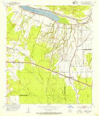 Erwinville Louisiana Historical topographic map, 1:24000 scale, 7.5 X 7.5 Minute, Year 1954
