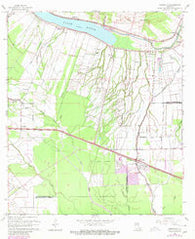 Erwinville Louisiana Historical topographic map, 1:24000 scale, 7.5 X 7.5 Minute, Year 1962