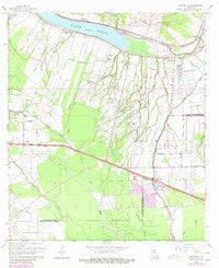 Erwinville Louisiana Historical topographic map, 1:24000 scale, 7.5 X 7.5 Minute, Year 1962