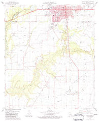 Eunice South Louisiana Historical topographic map, 1:24000 scale, 7.5 X 7.5 Minute, Year 1983